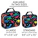 LONECONE Kids' Insulated Lunch Box - Cute Patterns for Boys and Girls, Fossil Fuel, Standard with Buckle