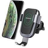 Wireless Car Charger,Steanum Car Fast Wireless Charger Air Vent Car Mount Phone Holder Compatible for iPhone Xs Max/Xs/Xr/X/8/8+,Samsung Galaxy S9/S9+/S8/S8+/S7/S6 Edge/Note8/5 and More