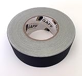 Gaffers Tape - 2 inch by 60 Yard Roll - Black - Bulk Cloth Gaffer Tape, Main Stage Gaff Tape