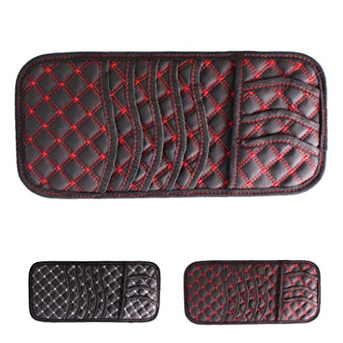 CD Case, COOFIT Portable 5 Capacity CD Wallet DVD Case Sun Visor Organizer Auto Accessories