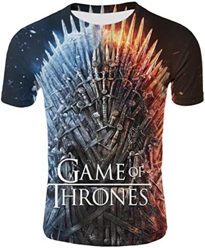 Game of Throne's Season 8 Womens Mens Youth Unisex 3D Printed Short Sleeves T Shirts