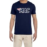 Long Sleeve Navy New England Mac Logo T 