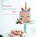 Unicorn Cake Topper set. Handmade with Gold Unicorn Horn, Ears, flowers and Eyelashes. Unicorn Party Decoration for Birthday Party, Baby Shower and Wedding.