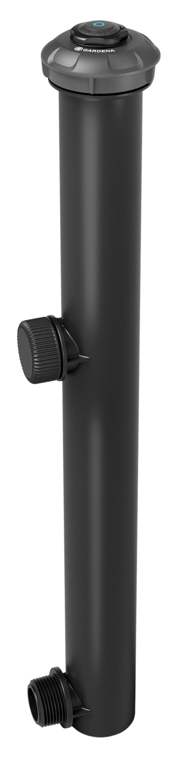 Gardena Sprinkler System Pop-up Sprinkler MD40/300: Pop-up irrigation system above taller plants on an area up to 40 m², range from 2.5–3.5 m, with rotary nozzle, 3/4 inch female thread (8233-20)