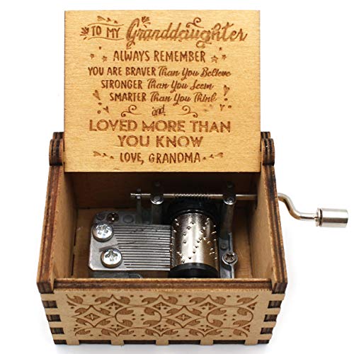 Deal ukebobo Wooden Music Box - You are My Sunshine Music Box, from Grandma to Granddaughter ...