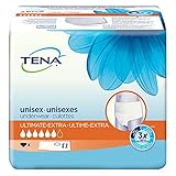Tena Extra Absorbency Adult Disposable Underwear, Size Medium, Full case of 64 Briefs (178-8678)