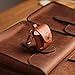 elago Genuine Leather Case Compatible with AirPods 1 Case and Compatible with AirPods 2 Case, Natural Cowhide Leather Case with Brass Ring Holder, Supports Wireless Charging [Brown]