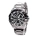 Seiko Black Dial Chronograph Black PVD Stainless Steel Mens Watch SNDD77