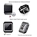 bayite Tup Case Compatible Fitbit Ionic, Rugged Protector Cover Protective Frame Shock Resistant Shell, Black/White