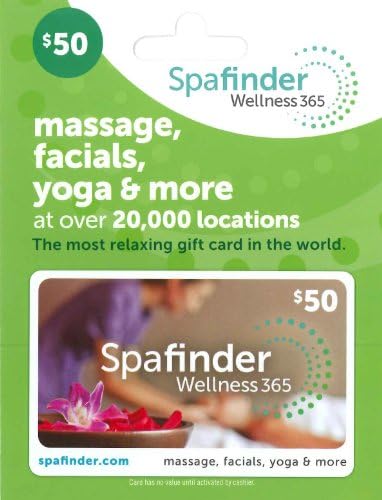 Spafinder Wellness 365 Gift Card $50