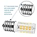 KINDEEP Ceramic E17 LED Bulb for Microwave Oven Appliance, 5W (40W Halogen Bulb Equivalent), Warm White 3000K, Pack of 2