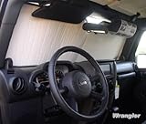 Sunshade for Jeep Wrangler 2007 2008 2009 2010 2011 2012 2013 2014 2015 2016 2017 Custom-fit Sunshade #1141