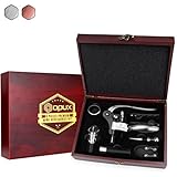 Premium Rabbit Wine Opener Set by OPUX | Wine Tool