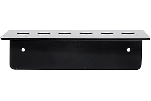 Mipcase Wall Mounted Scissors Holder Rack Acrylic Organizer with Multi-Slot Design for Hairdresser Barber Tools and Shears St