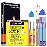 Galaxy S20 Plus Battery, (Upgraded) MAXBEAR 5000mAh