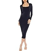 Forever 21 Womens Contour Sculpt Midi Dress