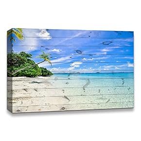 Romantic Scene of Sea Painting Artwork for Home Framed