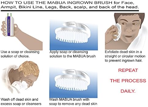 Buy Mabua Cleansing Ingrown Hair Brush 2 Pack Online At Low