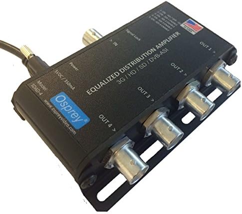 Osprey Video 1x4 Equalized 3G, HD, SD - SDI Distribution Amplifier / Repeater