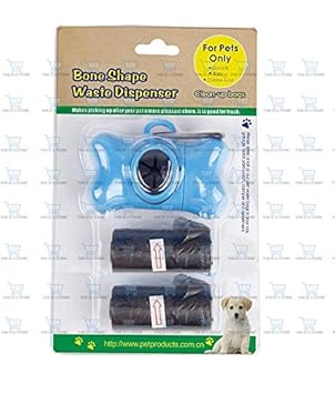 The DDS Store Dog Waste Pickup Bags Dog Poop Bags, Extra Thick and Strong Poop Bags for Dogs,15 Doggy Bags Per Roll, Each Dog Poop Bag,Dog Waste Pickup Bags(Color May Vary) 