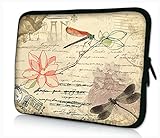 Pretty Lotus & Dragonfly 17 inch 17