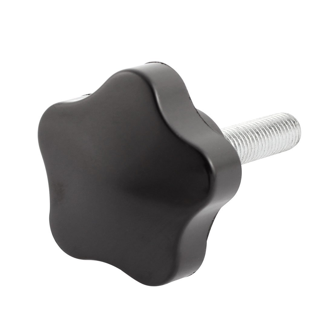 Sourcingmap M8 x 35mm Male Thread Screw On Type Star Head Clamping Knob Grip