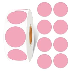 Starboling 1000Pcs 1inch Light Pink Round Color