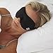 Bedtime Bliss Luxury Sleeping Eye Mask for Men & Women. Our Sleep Masks are Adjustable, Contoured & Comfortable for Full Blackout - Includes Carry Pouch and Ear Plugs - Black