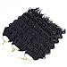 14'Wavy Senegalese Twist Free Ends Synthetic Braiding Hair Extensions 35 Roots/Pack 85g Kanekalon Ombre Jumbo Crochet Braids Pre-looped Hair (3 pcs 14 inch, 1b)