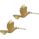 Lizihaowu Hummingbird Earrings Studs,18k Gold Plated, Bird Stud Earrings, Present for Women and Animal Lovers.