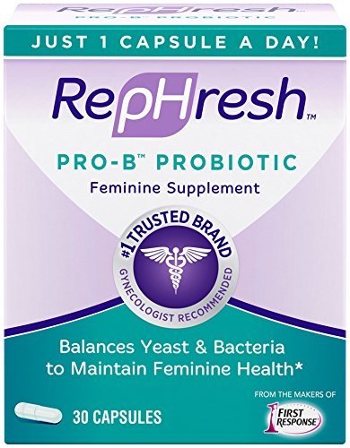 RepHresh Pro-B Probiotic Feminine Supplement 30 Capsules per Pack (4 Pack)