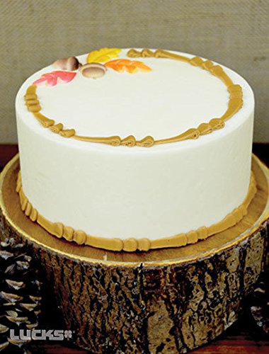 Lucks 210 pc Edible Sugar Decoration Cupcake Cake Dec-Ons Acorns Oak Fall Leaves