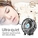 UBEGOOD Mini Handheld Fan, Battery Operated Fan with USB Rechargeable Battery, Portable Desk Stroller Table Fan, 3 Speeds Adjustable, Folding Design for Travel, Disney, Office, Home