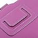 AiSMei Folio Folding Stand Case For Asus MeMo Pad 7 ME70CX ME170CX-A1-BK 7-Inch ASUS ZenUI ME70CX Tablet Case + Stylus + Film - Purple