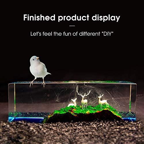 UV Resin Crystal Clear Hard Type LED Lamp Curing Resin DIY Jewelry Making Art 200g