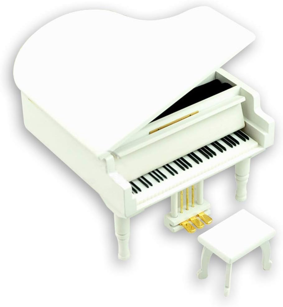 Play "Fur Elise" Wooden Piano Music Box With Sankyo Musical Movement