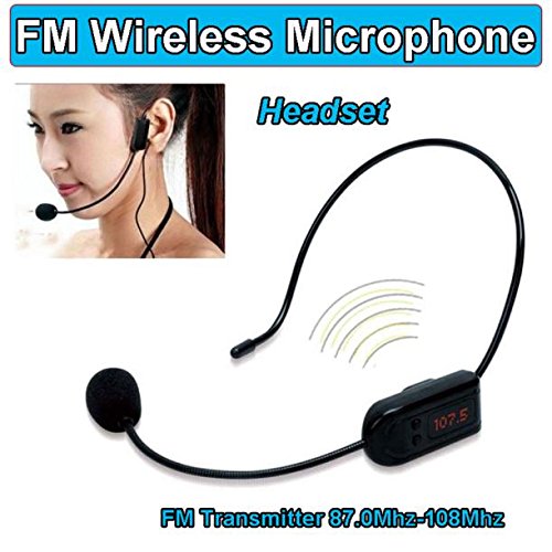 wireless headset microphone for public speaking