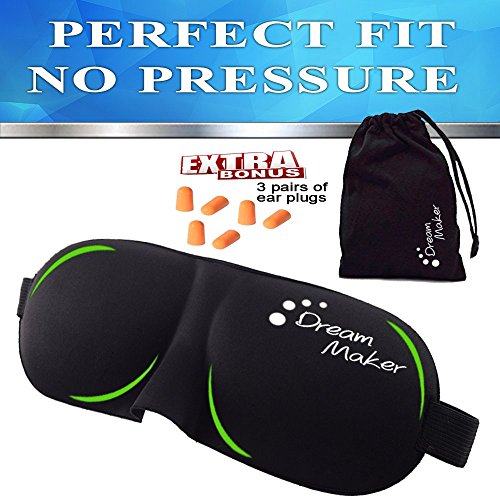 Dream maker® - natural sleep mask & silk blindfold…