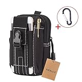 Mokasi Tactical MOLLE Pouch EDC Utility Waist Belt Gadget Gear Bag Tool Organizer with Cell Phone Holster Holder