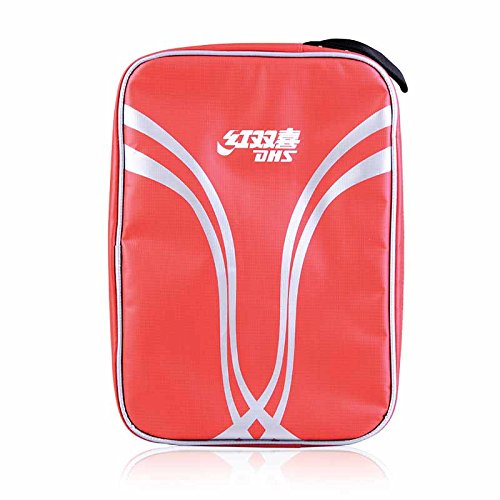 DHS Ping Pong Paddle Case for 2 Table Tennis Rackets Bag (RC530)