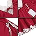 Ekouaer Women Sexy Sleepwear Lace Chemise Nightgown Full Slip Babydoll Sleepwear Satin Nighties(Red,Large)