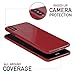 totallee iPhone X Case, Thinnest Cover Premium Fit Ultra Thin Light Slim Minimal Anti-Scratch Protective - for Apple iPhone X (2017) (Jet Red)