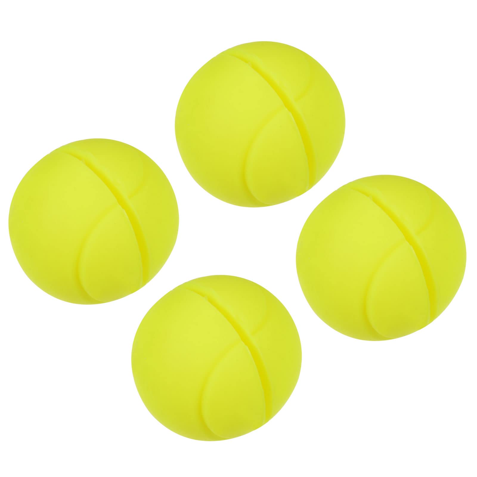 PATIKIL Tennis Vibration Dampener, 4 Pack Silicone Racquet Shock Absorber Racket String Damping, Yellow