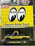 M2 Machines 1979 Chevrolet Silverado MIJO Exclusive Moon Equipped Square Body Truck Yellow DIECAST