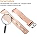 Wepro For Fitbit Charge 2 Bands, Replacement Accessories Bracelet Strap with Newest Colors for Fitbit Charge 2 HR, Rose Gold, Small
