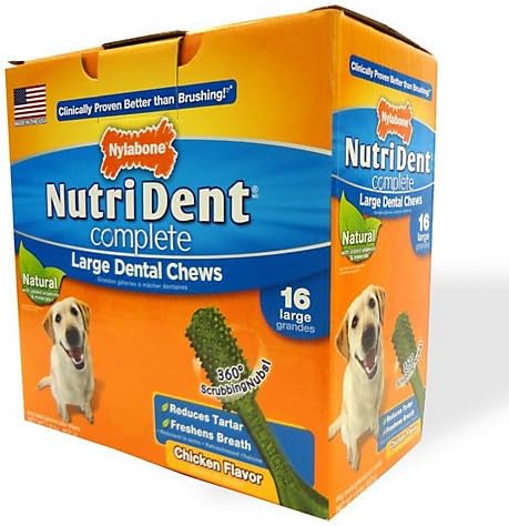 Nutri Dent Complete Chicken Large Dog Chew 16ct