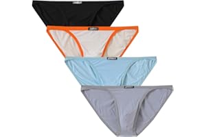 JINSHI Bikini Briefs Men Underwear Comfortable Sexy String Underpants