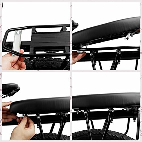 ZHOUWHJJ Universal Soft Bicycle Rear Seat Cushion, Bike Carrier