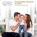 MITERL Sliding Door Locks for Baby Safety, Baby Safety Sliding Door Locks,Baby Sliding Window Locks,4 Pack Childproof Locks for Sliding Cabinet Cupboard Windows Door,White
