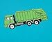 Leveret Kids & Toddler Pajamas Garbage Truck Boys 2 Piece Pjs Set 100% Cotton (Size 4 Toddler)